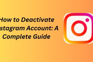 how to deactivate Instagram account